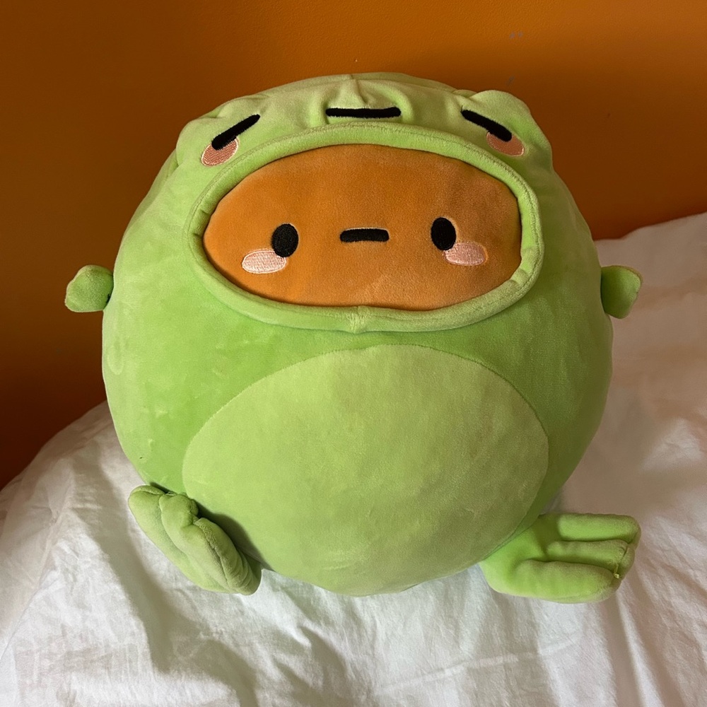 Smoko Green Frog Plush Toy